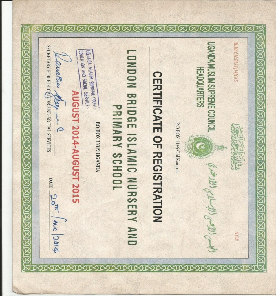 CHARITY CERTIFICATE FROM2